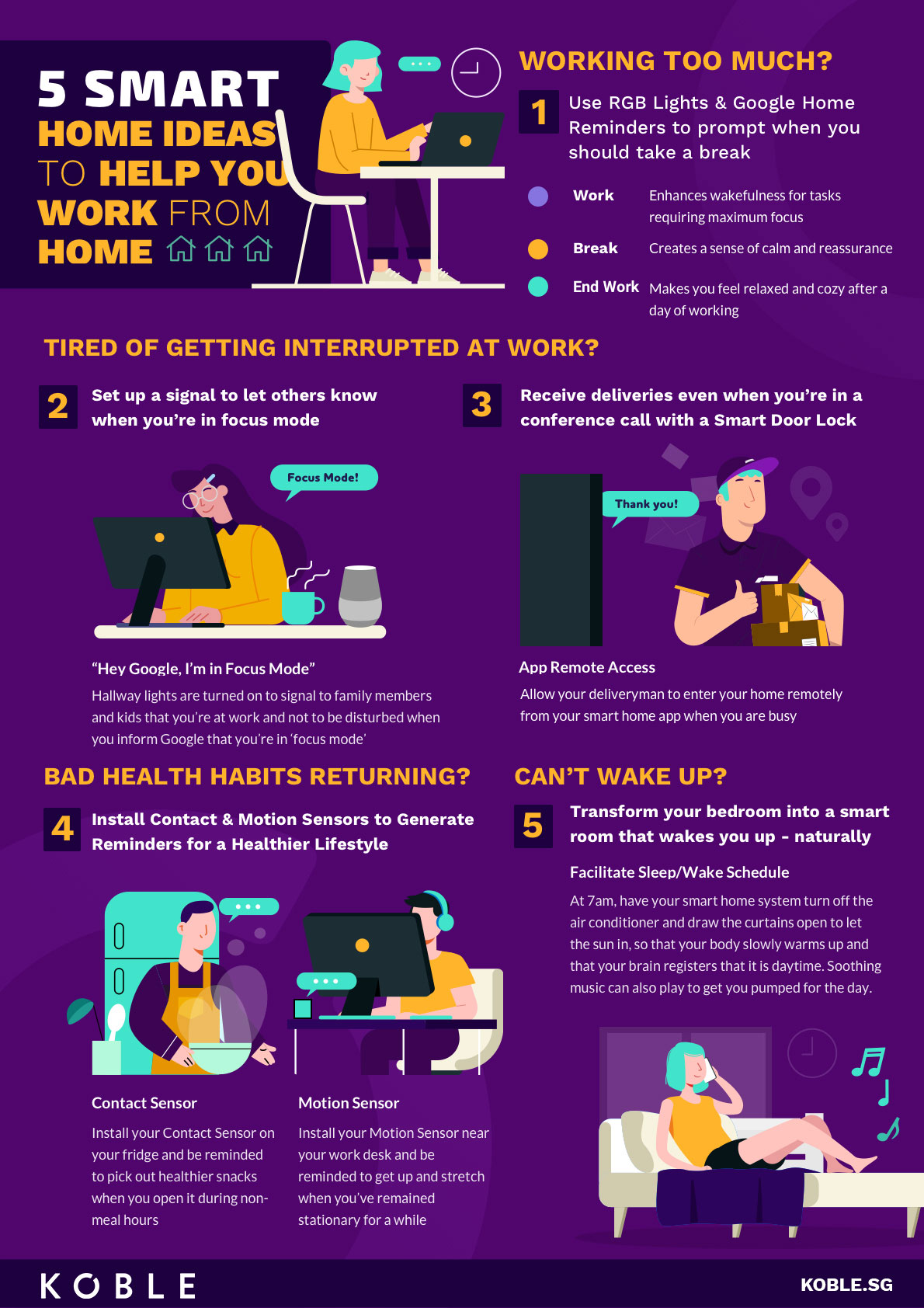 5 Smart home idea to work from home